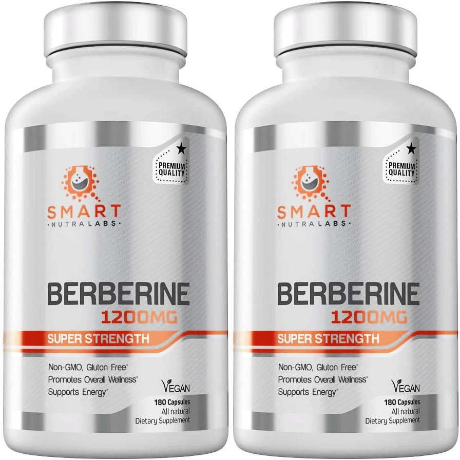 스마트뉴트라 프리미엄 베르베린 HCL 1200mg 180정 2개 / Smart Nutra Labs Premium Berberine HCL 1200mg 180Cap 2pack