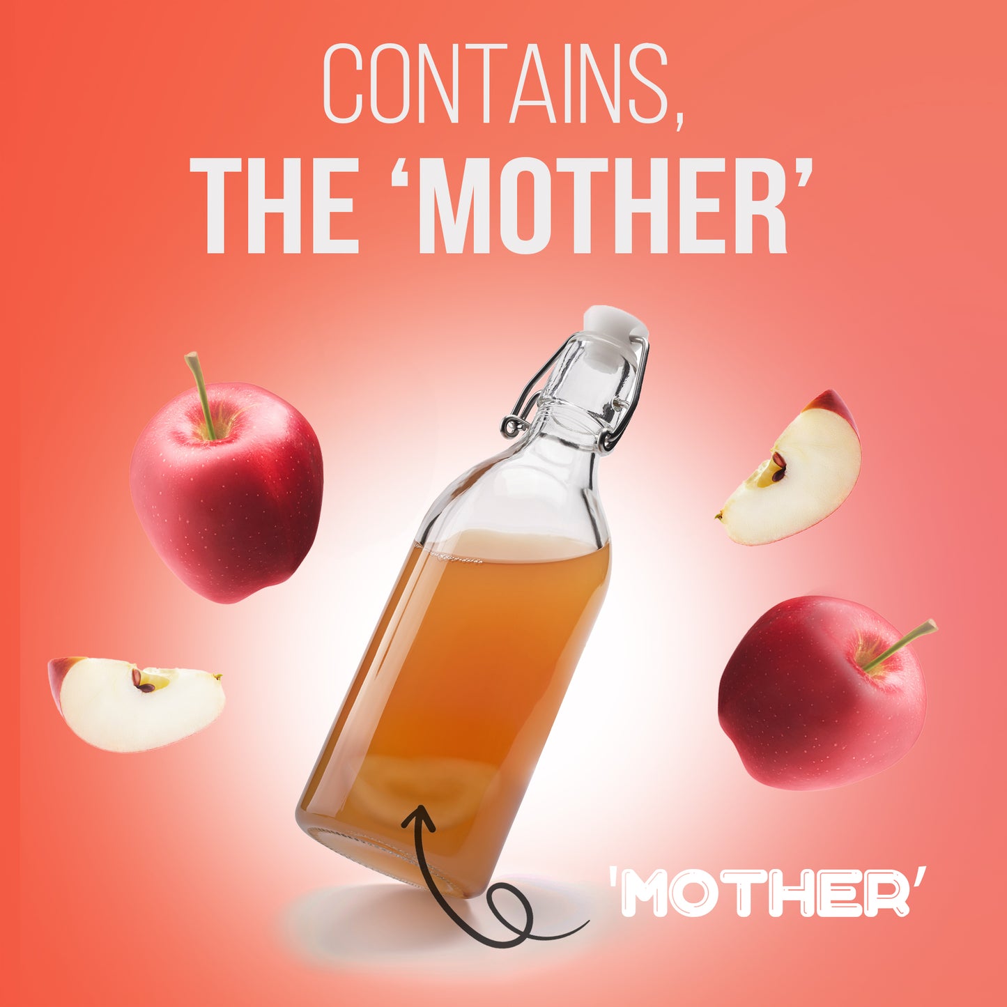 Liquid Apple Cider Vinegar in Softgels- Weight Control, Detox, Digestion - High Bioavailability, The Most Advanced Apple Vinegar Yet! (180)