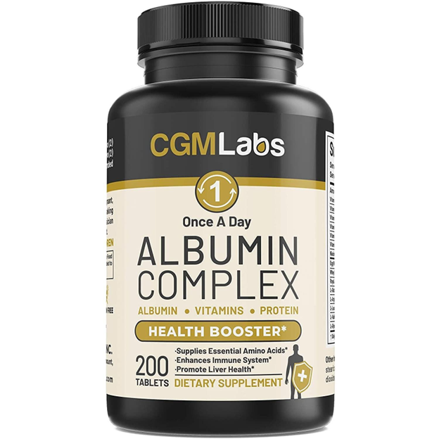 CGM Labs 원스 어 데이 알부민 컴플렉스 Albumin Complex 200 정, 1병 200정