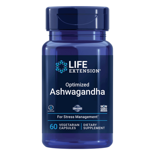라이프 익스텐션 Optimized Ashwagandha 아쉬와간다 베지 캡슐 60정