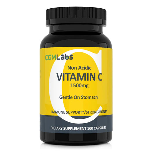 CGM Labs- Non Acidic Vitamin C 1500mg - 100 Count