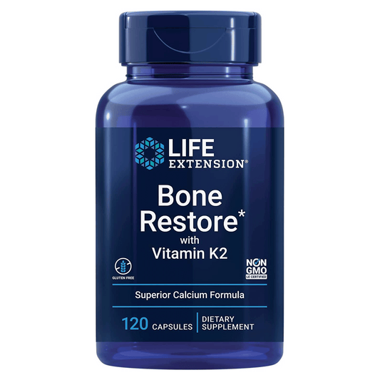 라이프익스텐션 골밀도 칼슘 + 비타민 K2 120캡슐 - Life Extension Bone Restore with Vitamin K2 120 cap